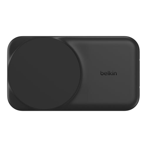 Belkin WIZ038myBK UltraCharge 2-in-1 Foldable Magnetic Charger with Qi2 25W (Square Form) - Black