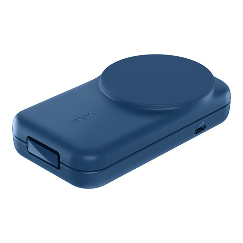 Belkin WIZ038myBL UltraCharge 2-in-1 Foldable Magnetic Charger with Qi2 25W (Square Form) - Blue