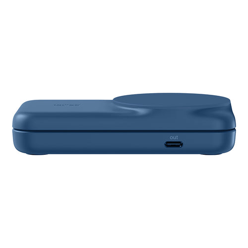 Belkin WIZ038myBL UltraCharge 2-in-1 Foldable Magnetic Charger with Qi2 25W (Square Form) - Blue