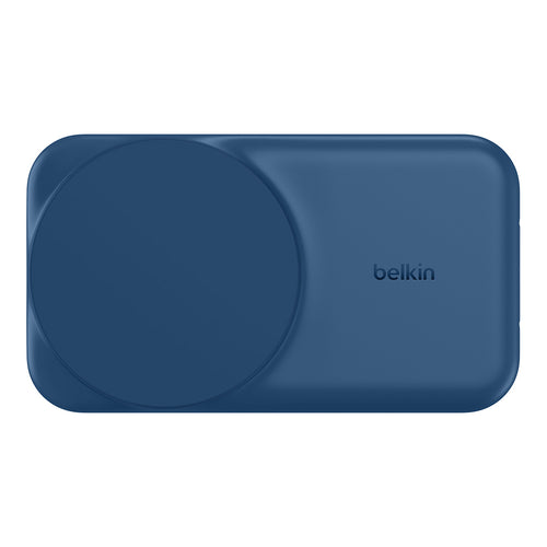 Belkin WIZ038myBL UltraCharge 2-in-1 Foldable Magnetic Charger with Qi2 25W (Square Form) - Blue