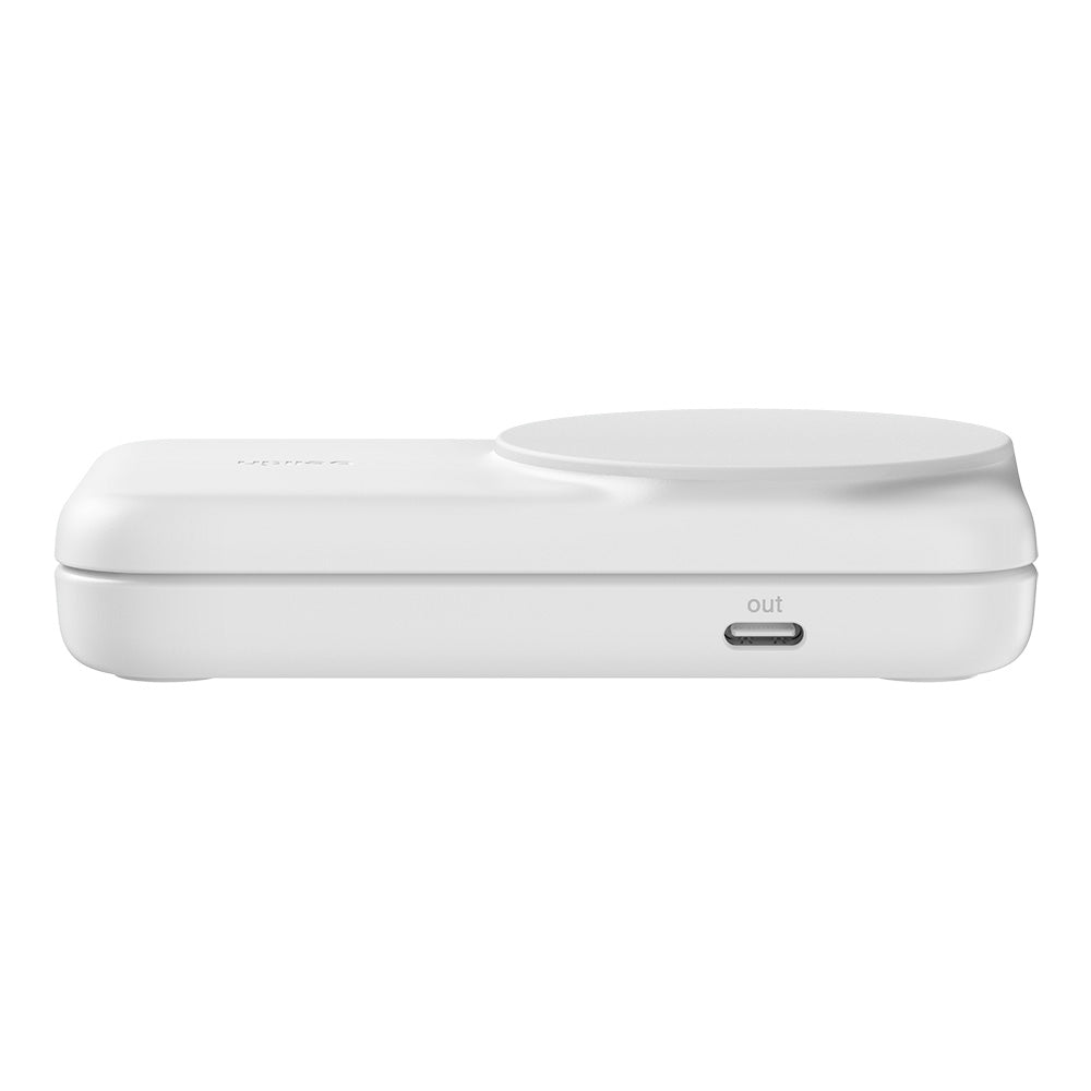 Belkin WIZ038myWH UltraCharge 2-in-1 Foldable Magnetic Charger with Qi2 25W (Square Form) - White