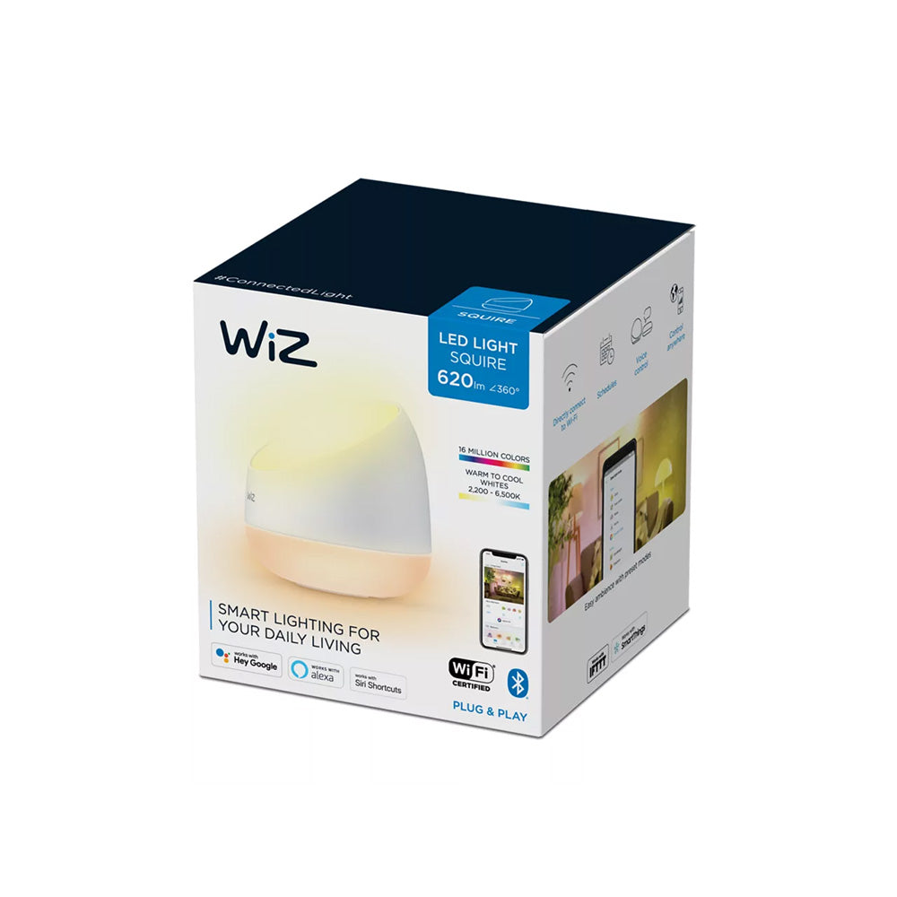 WiZ Portable Lamp 9W SQUIRE UK Plug RGB