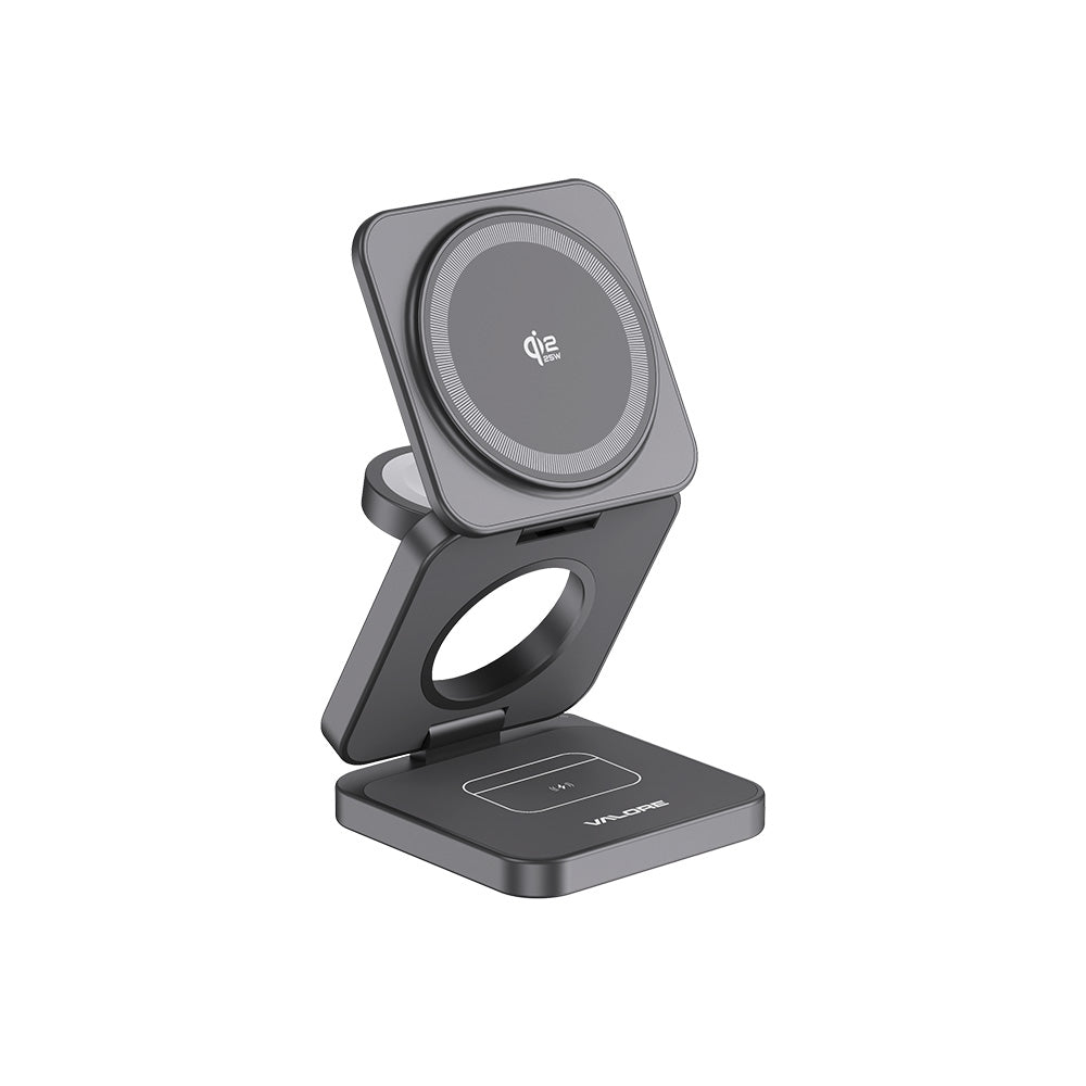 Valore Qi2.2 25W 3-in-1 Foldable Wireless Charger (WL-005)