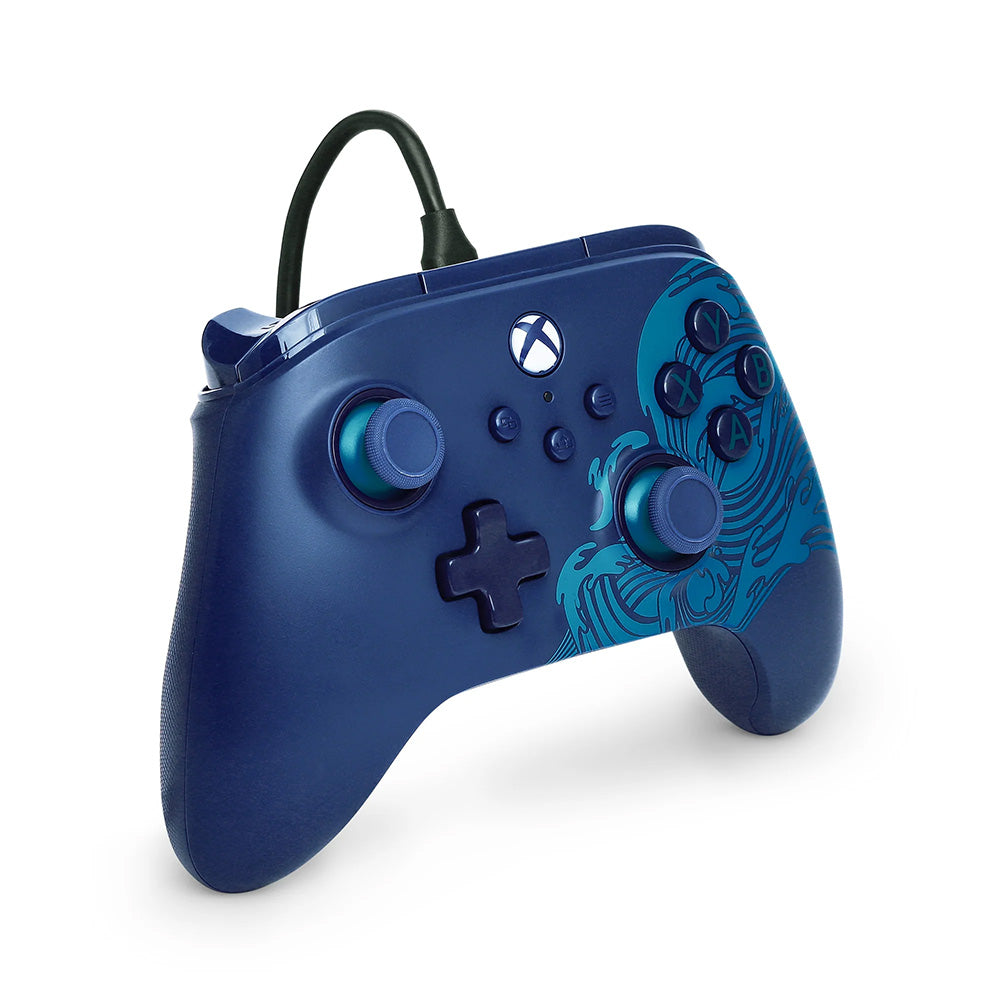 PowerA Xbox Advantage Wired Hall Effect Controller Blue Wave