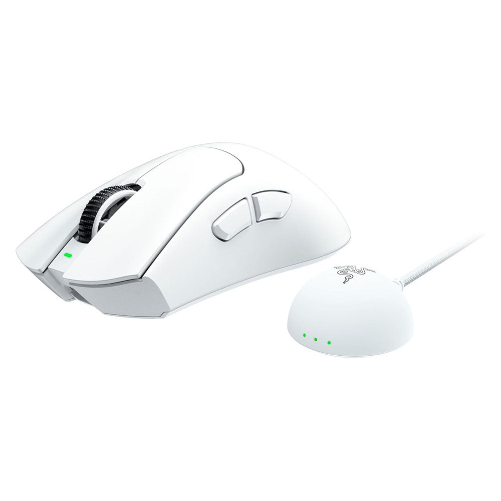 Razer DeathAdder V4 Pro Wireless Gaming Mouse (White) – Challenger