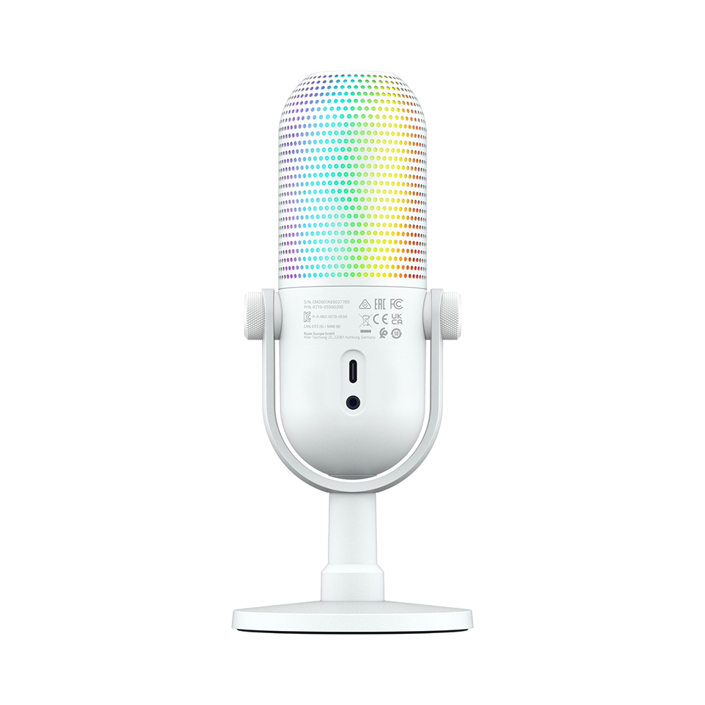 Razer Seiren V3 Chroma 32-Bit USB Microphone - White