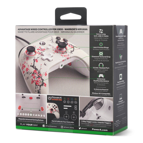 PowerA Xbox X/S Advantage Wired Controller - Warriors Nirvana