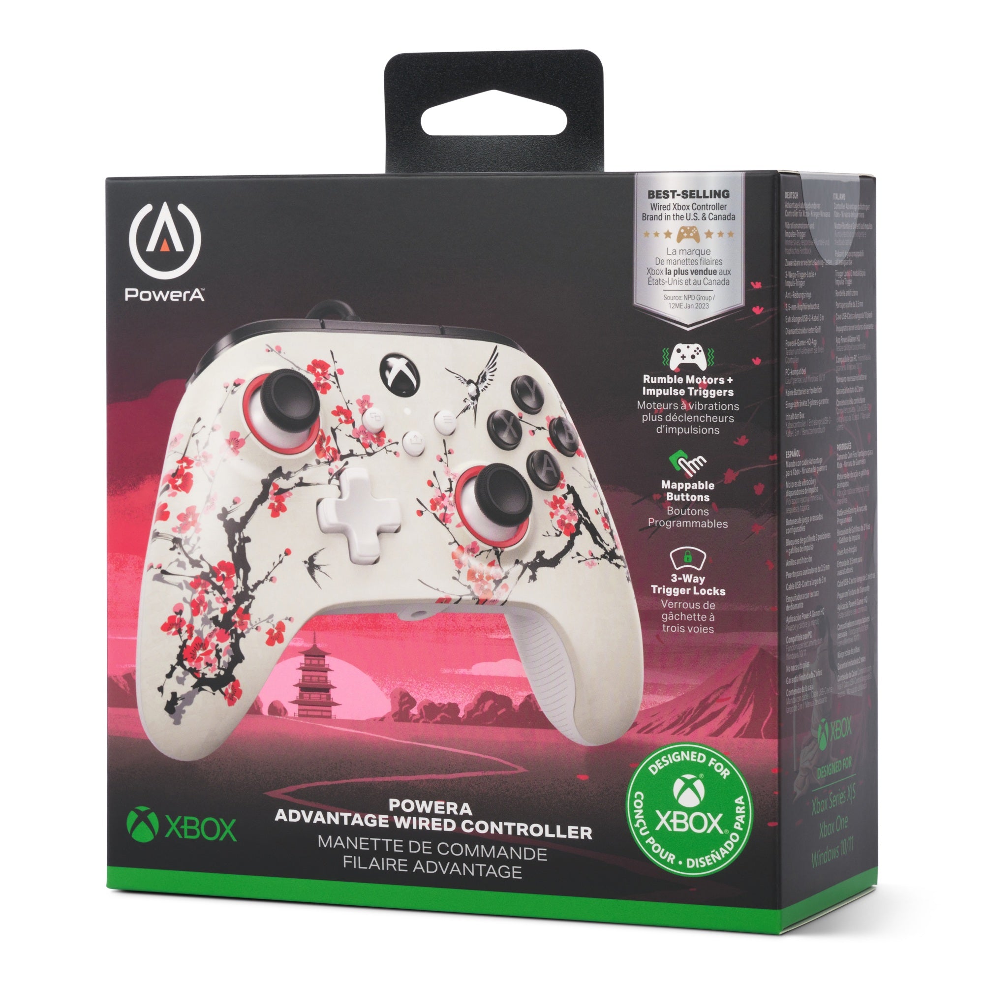 PowerA Xbox X/S Advantage Wired Controller - Warriors Nirvana