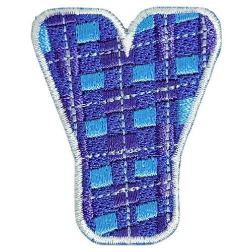KAGS KG0335 Personalise Me Y 5cm Embroidered Hybrid Patch
