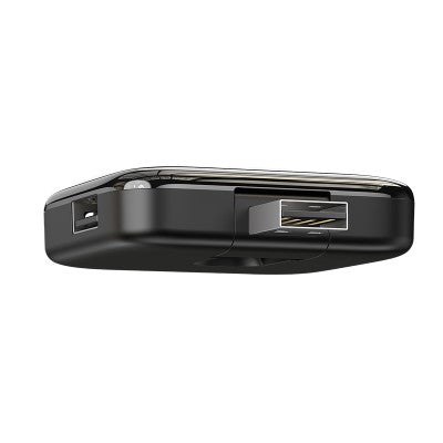 Baseus CAHUB-CW01 4-in-1 USB HUB (USB A to USB2.0*4) (Black)