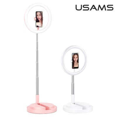 Usams US-ZB120 Selfie LED Ring Light with Tripod & Holder