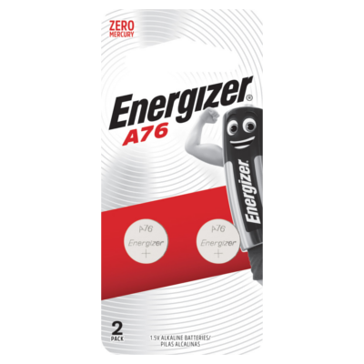 Energizer A76 Battery Lithium Coin (2pcs)