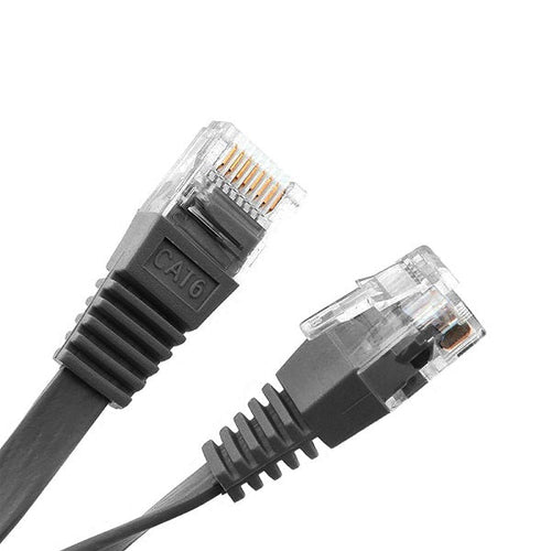 Mazer M-CAT6F100-BK Cat 6 Ultra Flat Lan Cable (1M)