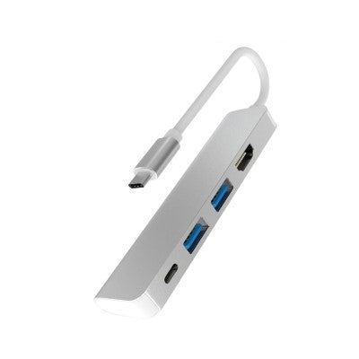 Kucipa H57 Type-C to HDMI 4 in 1 Adapter (Silver)