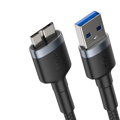 Baseus CADKLF-D0G Cafule Cable USB3.0 to Micro-B 2A 1m (Dark gray)