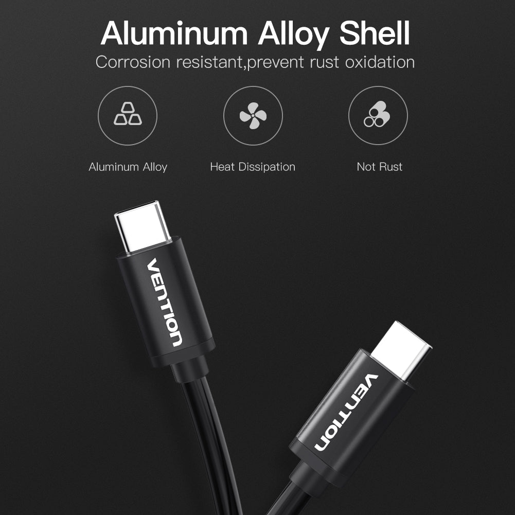 Vention CAUBF Type-C to Type-C USB2.0 3A Cable 1M (Black)