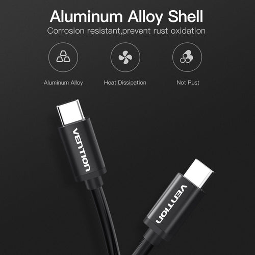 Vention CAUBF Type-C to Type-C USB2.0 3A Cable 1M (Black)