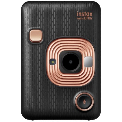 Fuji Instax Mini LiPlay Instant Camera (Elegant Black