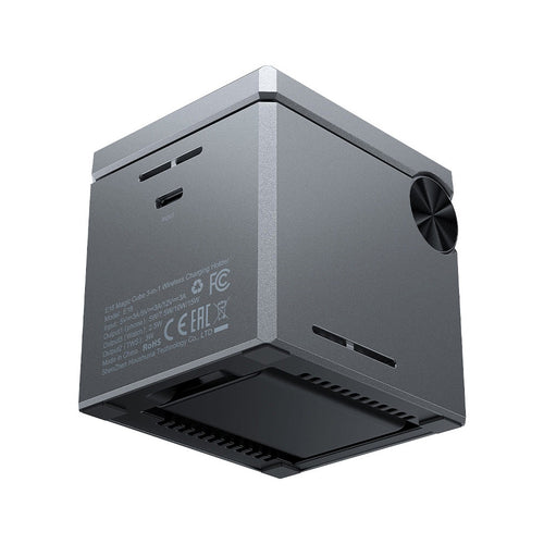 Acefast E18 Rubiks Cube 3-in-1 Wireless Charging Holder - Metal Gray