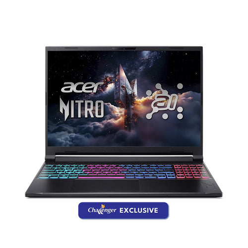 [Challenger Exclusive] Acer Nitro V16 Slim AI ANV16S-61-R167 (Black) - AI 7 / 16GB / 1TB / RTX5060 / (180Hz)