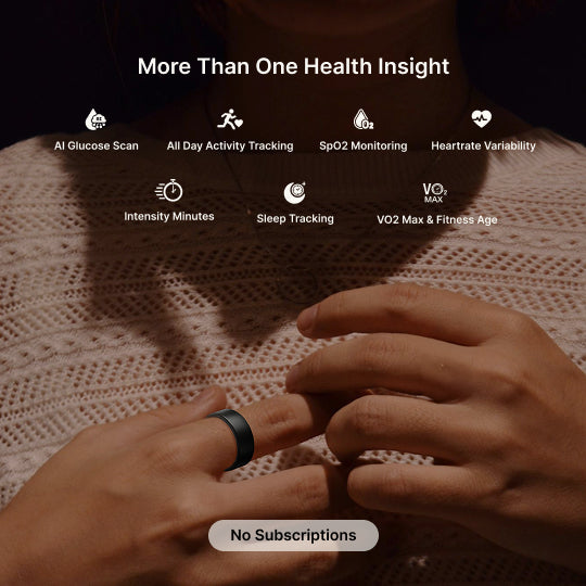 Actxa Core Smart Ring - Black (Size 10)