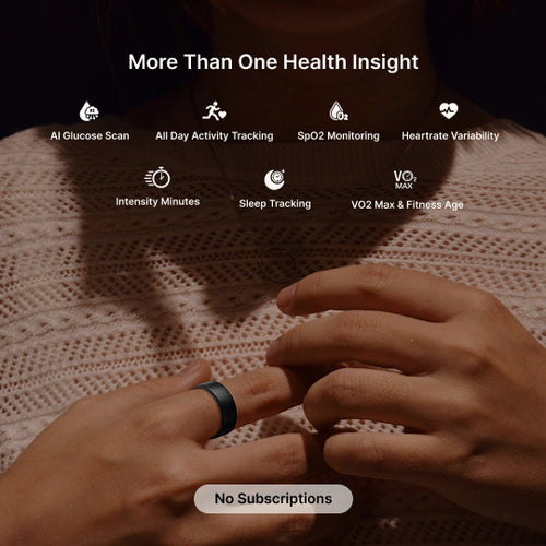 Actxa Core Smart Ring - Black (Size 10)
