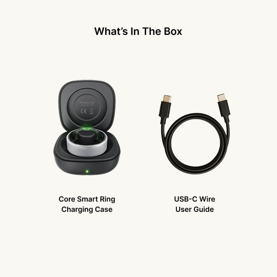 Actxa Core Smart Ring - Black (Size 10)
