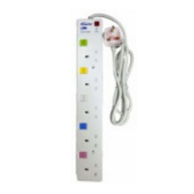 PowerPac 5 Way Extension 2Meter 2 Pin Direct