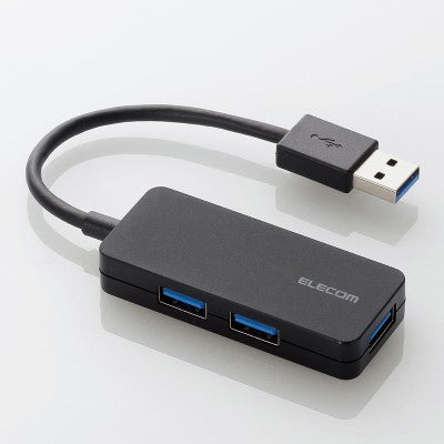 Elecom USB 3.0 HUB 3Port (Black)