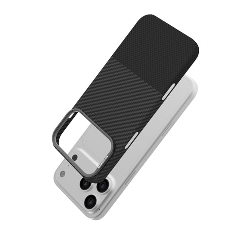 Redmonster iPhone 18 Pro (2026) Fibon M Air Stand Aramid Fiber Black