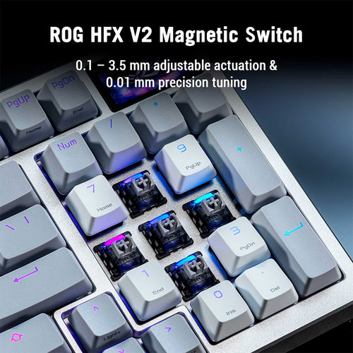 Asus ROG Azoth 96 HE Lite (HFX V2) Wireless Gaming Keyboard (Black)