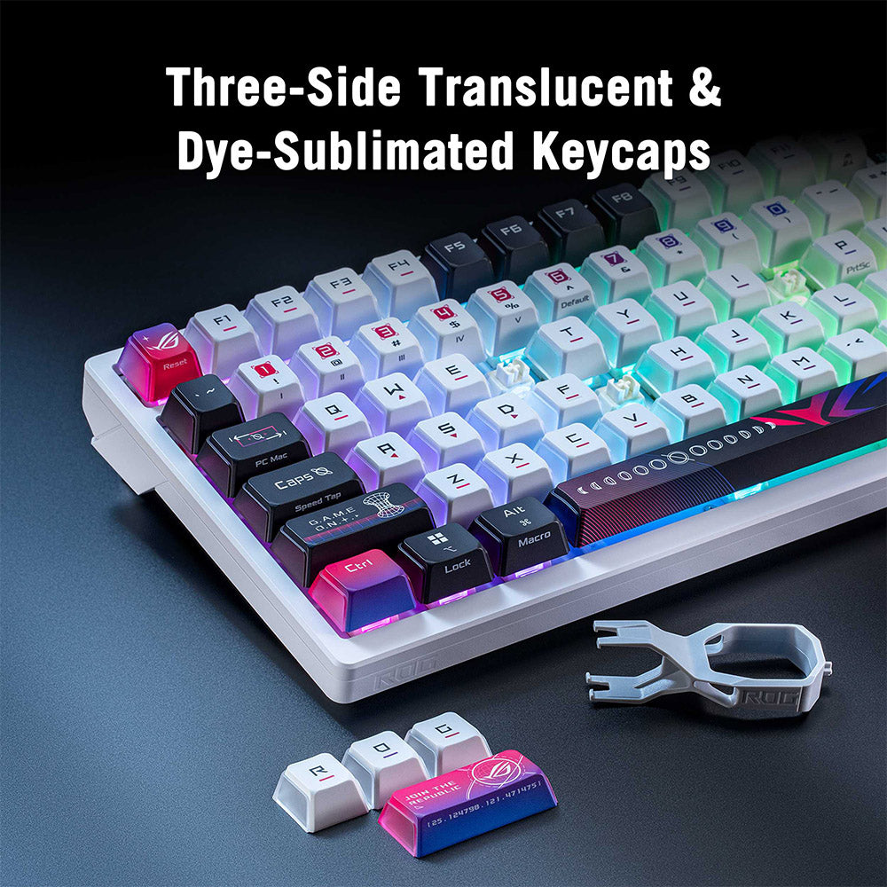 Asus ROG Azoth X (Storm) Wireless Gaming Keyboard (White)