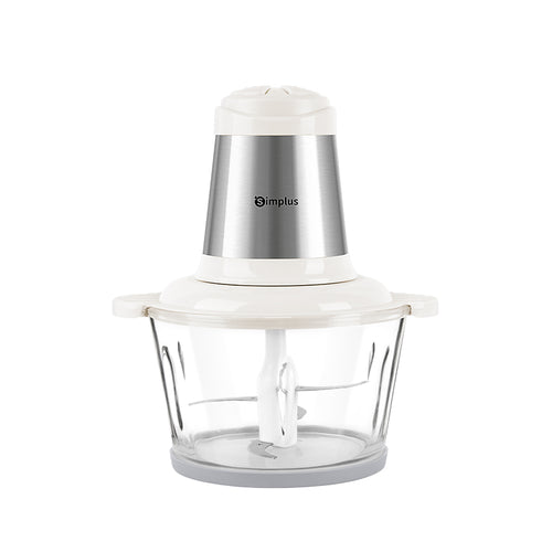 Simplus DDJR003CW00-S Beige 1.8L Meat Grinder Plastic/Metal Blade