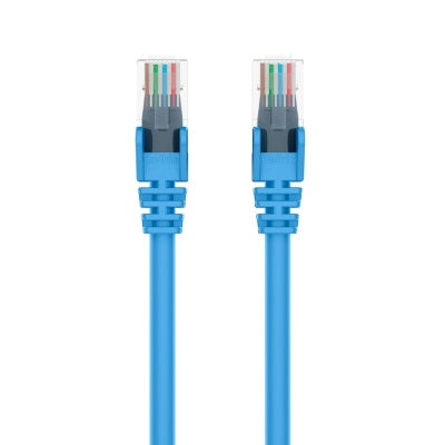 Belkin A3L980bt03MBLUS CAT6 Snagless Networking Cable (Blue, 3M)