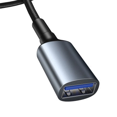 Baseus CADKLF-B0G Cafule USB3.0 M to F Cable 1m (Dark Gray)