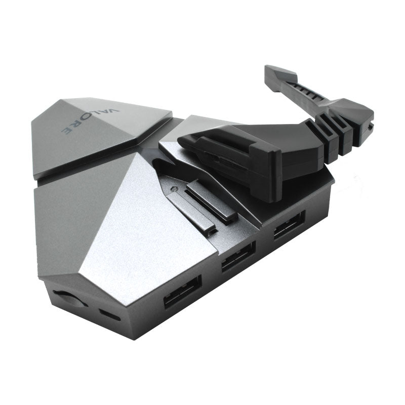 Valore 4-in-1 USB-C & USB 3.0 Combo Hub with Mouse Cable Holder (VUH-35)