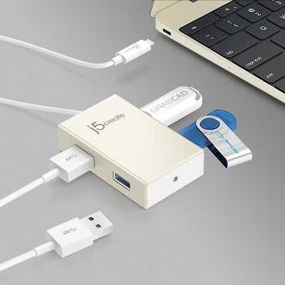 J5Create USB Type-C 4-Port HUB (JCH343)
