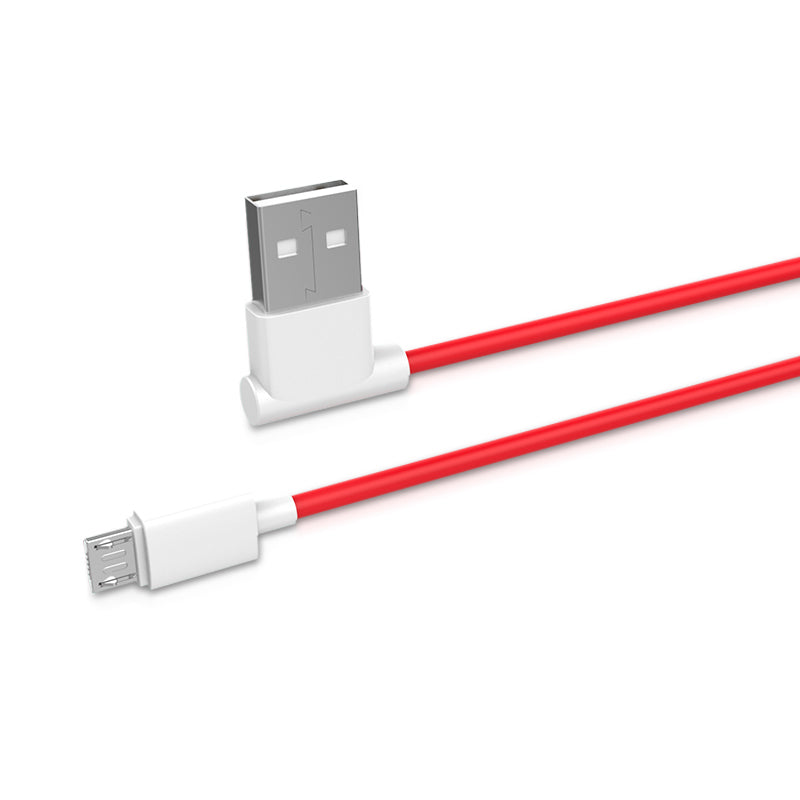 Hoco UPM10 L-Shape USB A to Micro USB Charging Cable 1M Red