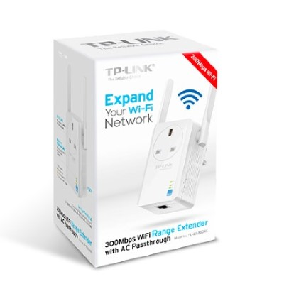 TP-Link TL-WA860RE 300Mbps Wi-Fi Range Extender with AC Passthrough