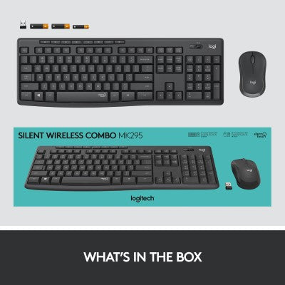 Logitech MK295 Silent Wireless Keyboard and Mouse Combo