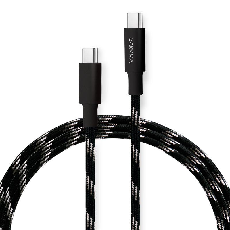 Garmma Bundle PD60W 1.2m USB-C to Lightning + C to C Braided Cable