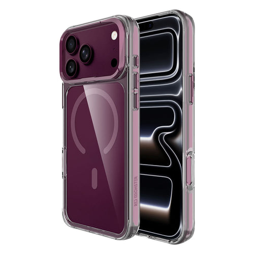 Redmonster iPhone 18 Pro Max (2026) Fibon M Air Stand Burgundy Oxide