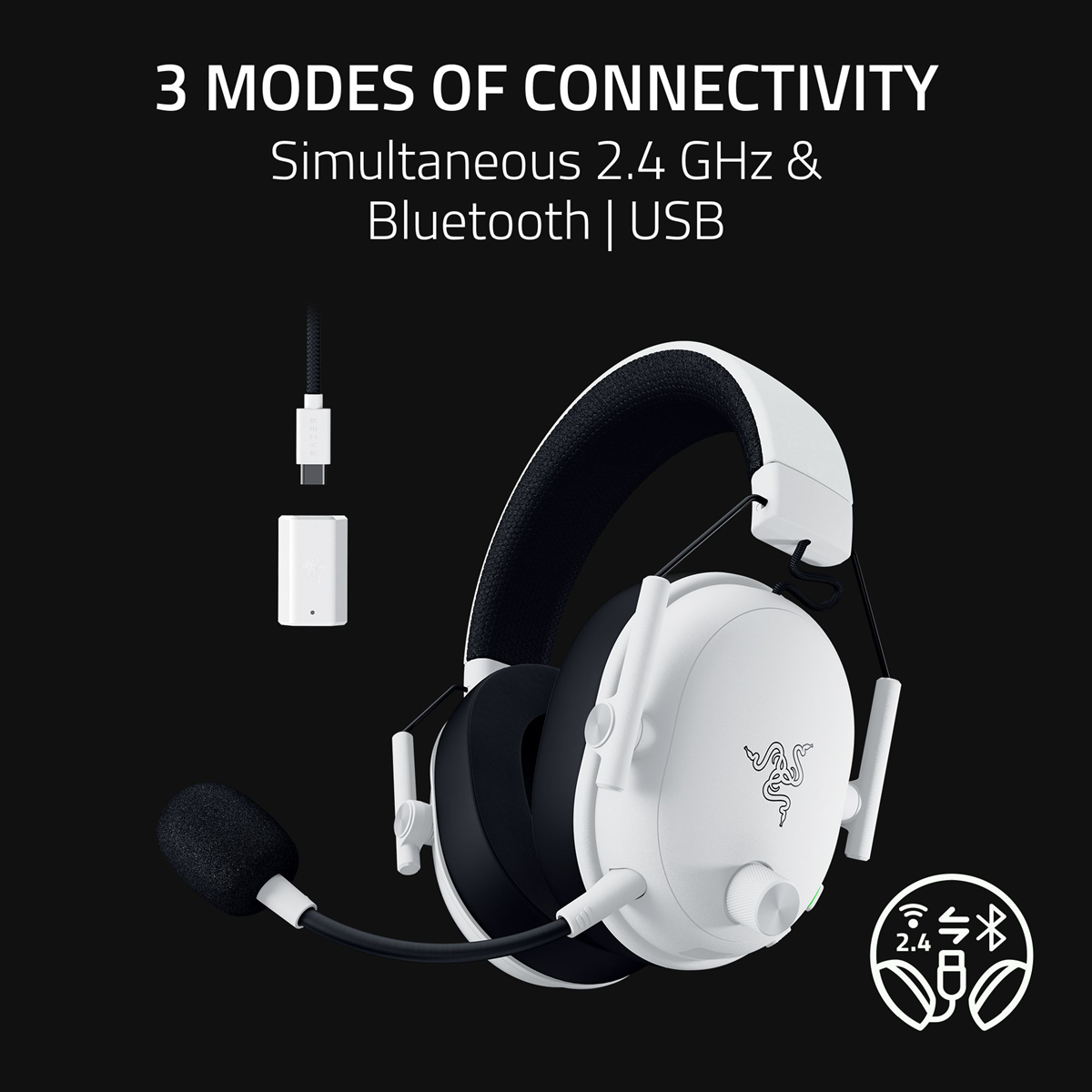 Razer BlackShark V3 Wireless Headset (Black)