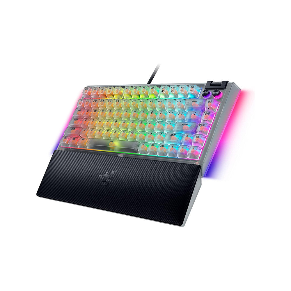 キーボード RAZER BLACKWIDOW V4 75% PHANTOM WHITE Razer BlackWidow V4 75% Wired Gaming Keyboard (Phantom White