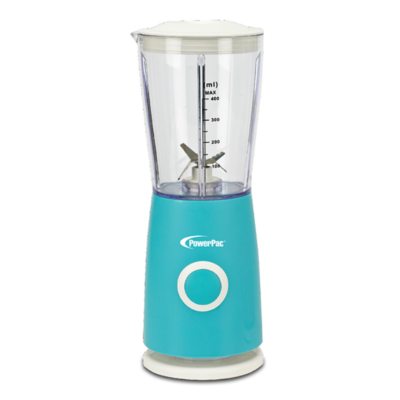 PowerPac  2 in 1 Mini Blender (Blue)