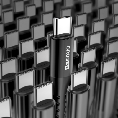 Baseus CATSR Fish eye Type-C USB Cable 3A 1M (Black)