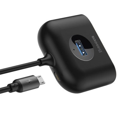 Baseus CAHUB-AY01 4 in 1 USB HUB Adapter 1m (Black)