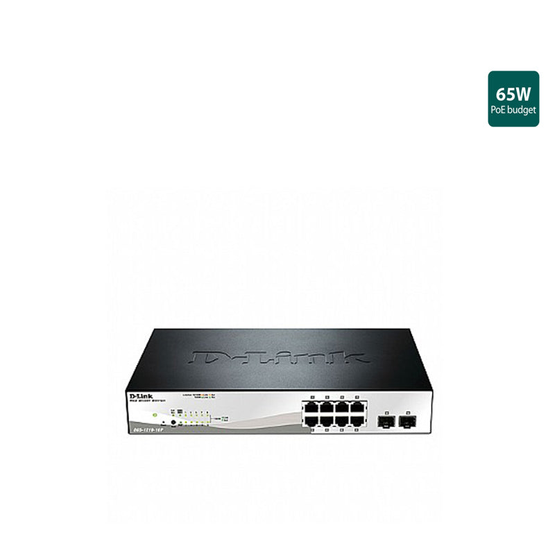 D-Link DGS-1210-10P 8-port UTP 802.3af & 802.3at PoE