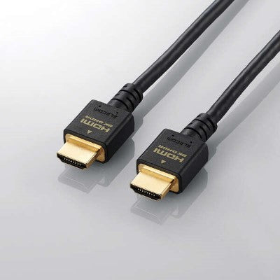 Elecom DH-HD21E10BK Ver 2.1/8K/UHDR/1.0M HDMI Cable (Black)