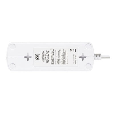 Masterplug SRGD62MW-MPA 13A 6 Socket Surged (Matt White)